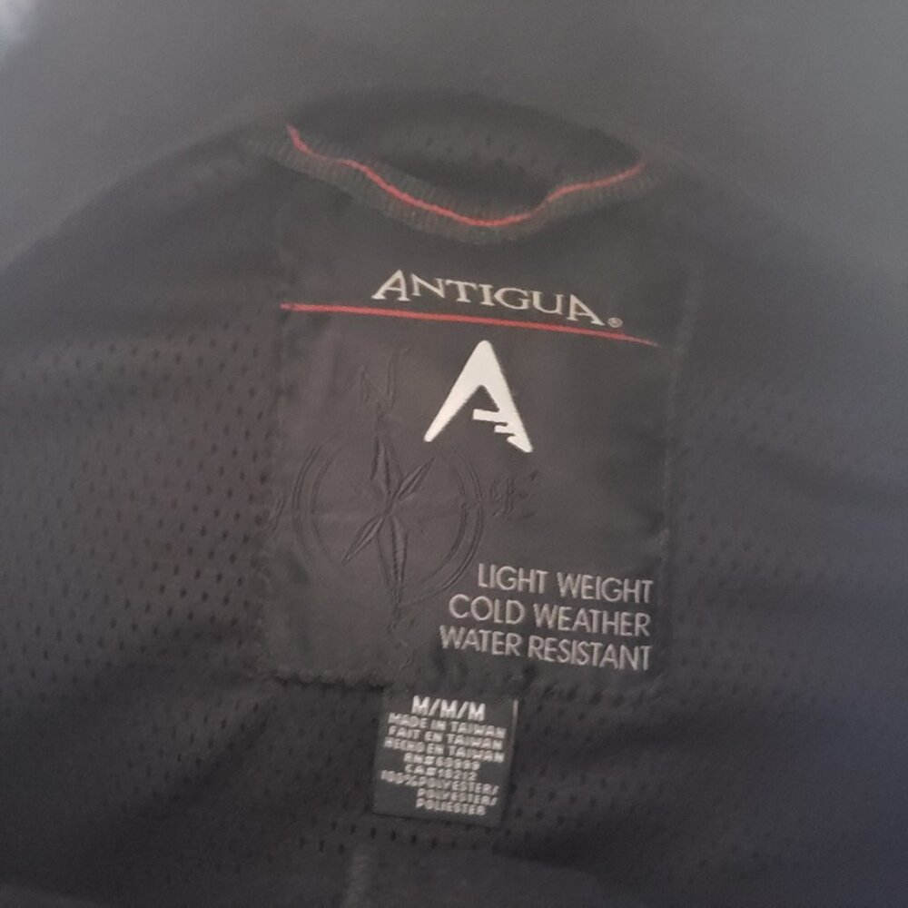 Antigua Chicago Cubs Jacket Mens L Blue Softshell Lightweight Cold Weather Cozy - Picture 6 of 11